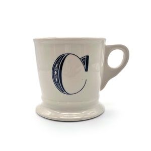 ANTHROPOLOGIE Monogram Mug Letter C